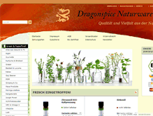 Tablet Screenshot of dragonspice.de